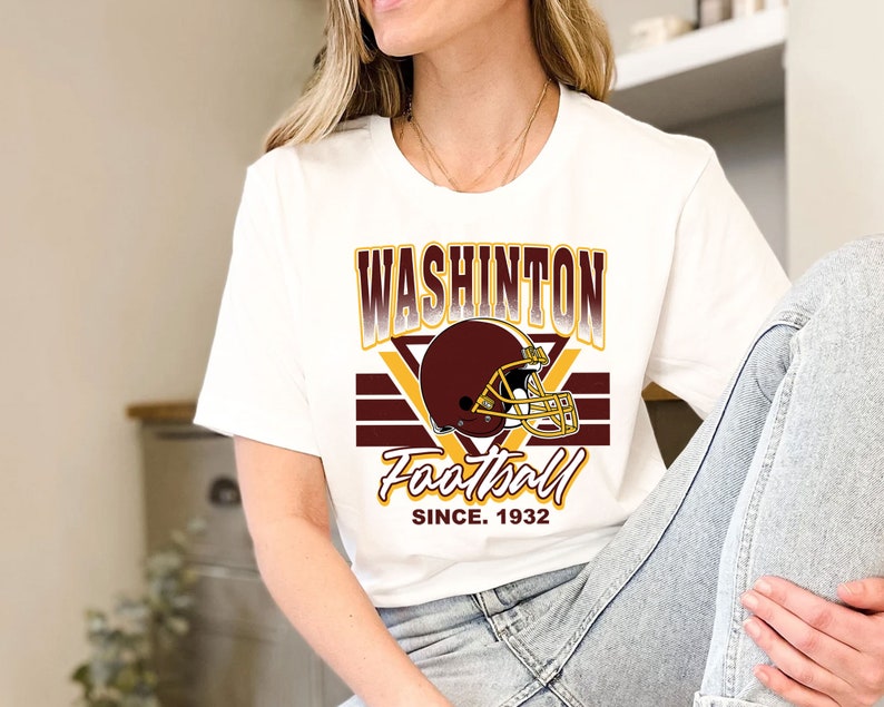 Washington Football Team Sweatshirt, Vintage Washington Football Shirt for NFL Fans - Image 3