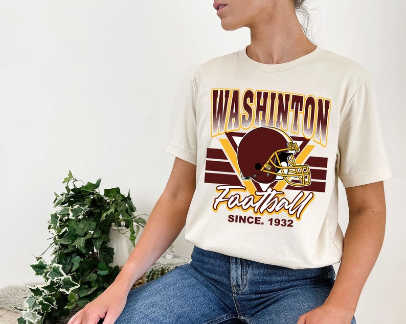 Washington Football Team Sweatshirt, Vintage Washington Football Shirt for NFL Fans - Image 4