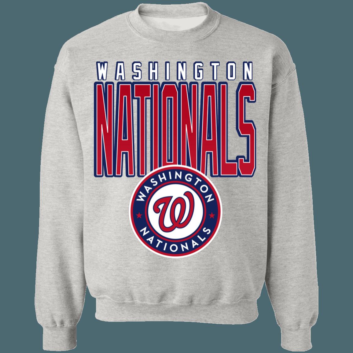 Washington Nationals Retro 90's MLB Crewneck Sweatshirt Hoodie Shirt for Baseball Fans - Image 3