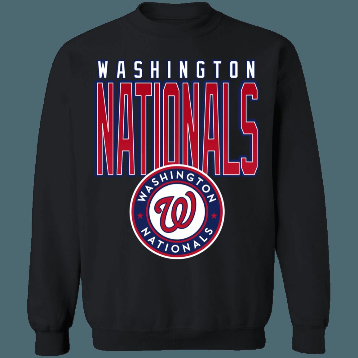 Washington Nationals Retro 90's MLB Crewneck Sweatshirt Hoodie Shirt for Baseball Fans - Image 4