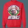 Washington Nationals Vintage MLB Crewneck Sweatshirt Hoodie Shirt for MLB Fans