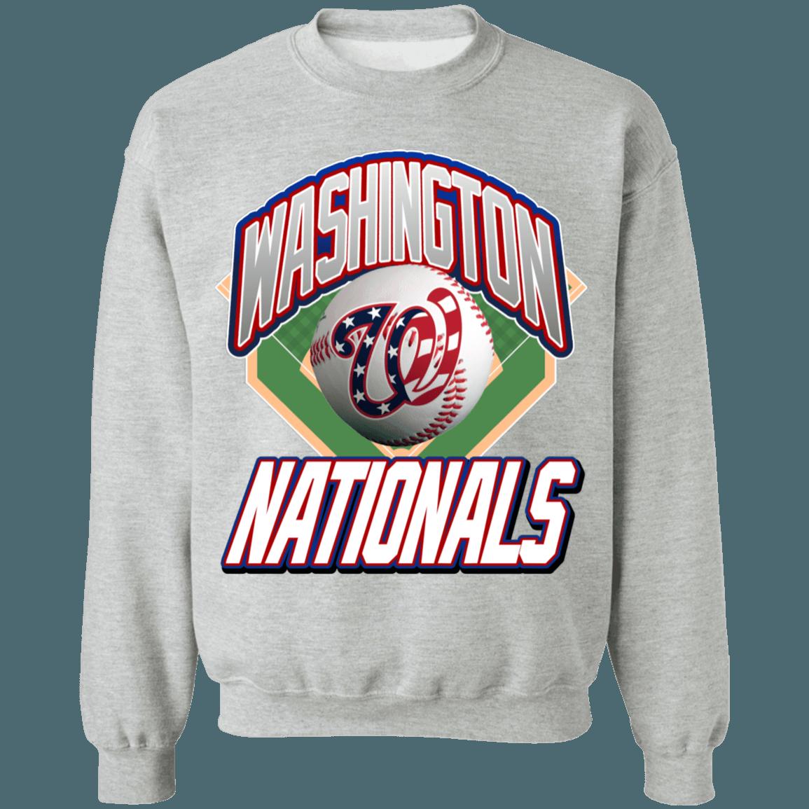 Washington Nationals Vintage MLB Crewneck Sweatshirt Hoodie Shirt for MLB Fans - Image 2