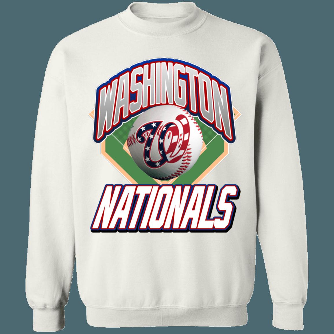 Washington Nationals Vintage MLB Crewneck Sweatshirt Hoodie Shirt for MLB Fans - Image 4
