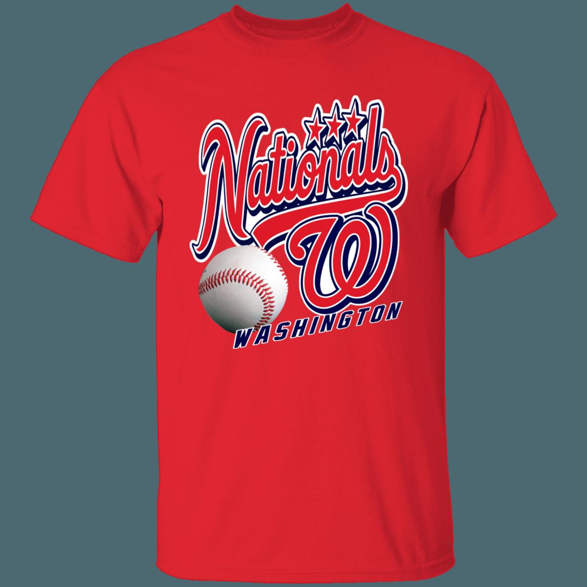 Washington Nationals Vintage MLB T-Shirt Sweatshirt Hoodie Gifts for Baseball Fans - Image 2