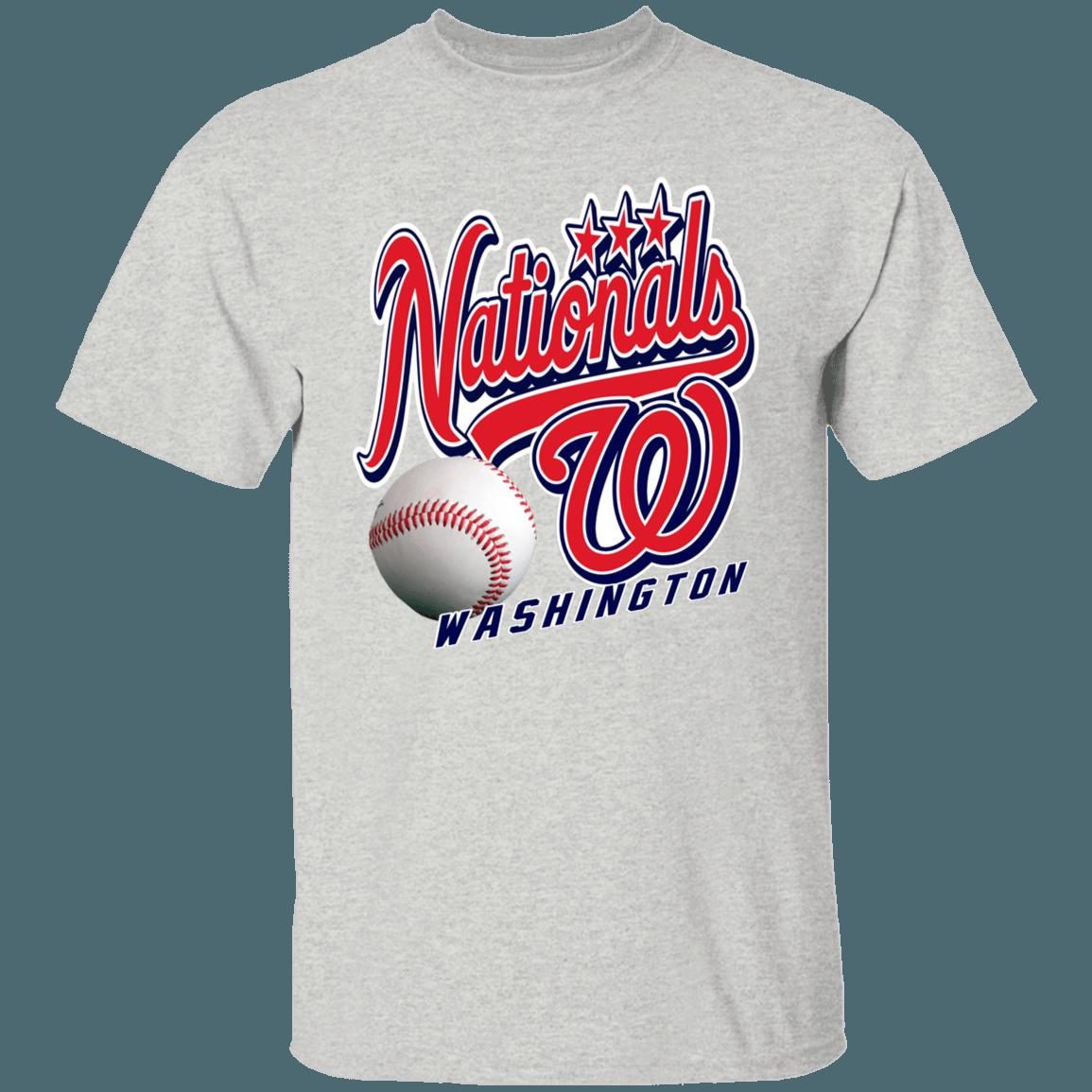 Washington Nationals Vintage MLB T-Shirt Sweatshirt Hoodie Gifts for Baseball Fans - Image 3