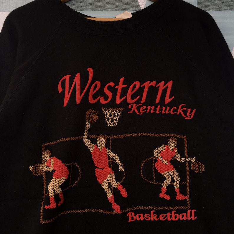 Western Kentucky Basketball Sweatshirt, Western Kentucky Baskelball Crewneck Sweatshirt - Image 2