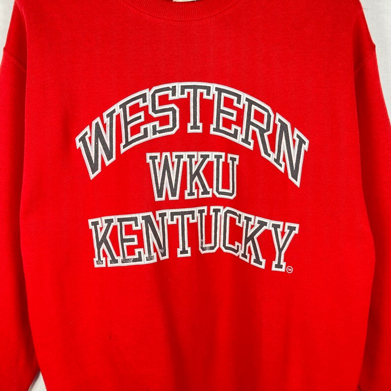 Western Kentucky University Sweatshirt Vintage 90S Jansport Wku Western Kentucky Ncaa Crewneck Swearter - Image 2