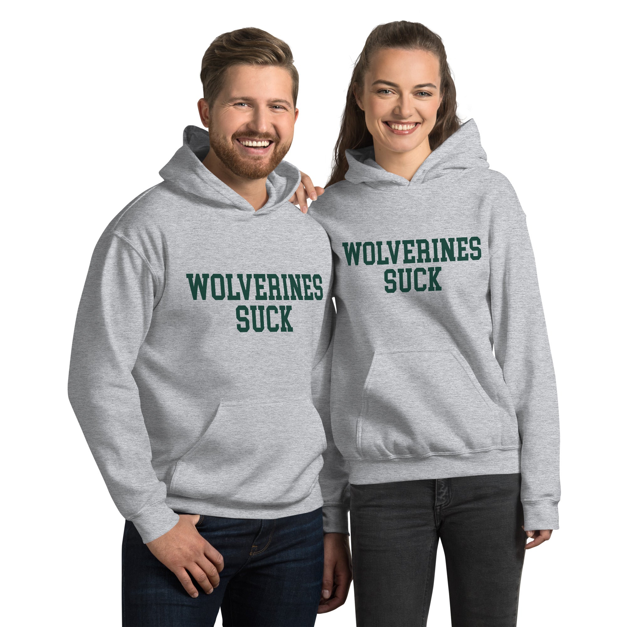 Wolverines Suck Michigan State Rivalry Hoodie Sweatshirt Sport Shirt - Image 2
