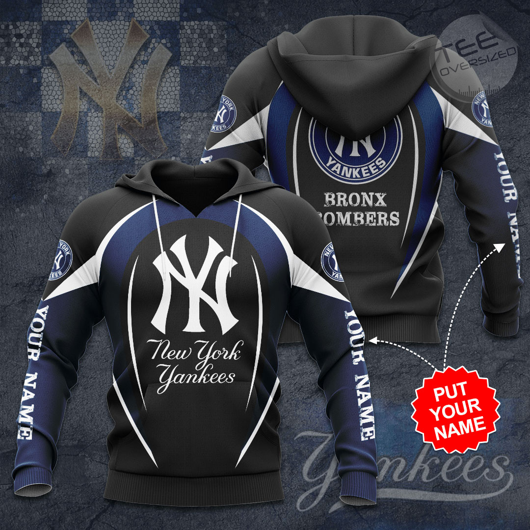 15 Designs Custom New York Yankees All Over Print Hoodie 3D Hot Sales