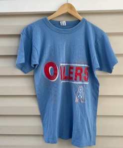 1980s Champion Houston Oilers Sweatshirt T-shirt, NFL Football Teams Gifts For Fans
