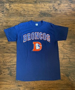 1980s Denver Broncos Vintage Style Single Stitch Sweatshirt T-shirt, NFL Football Teams Gifts For Fans