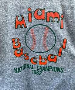 1982 University Of Miami Baseball National Champions University American Sweatshirt Gifts For Ncaa