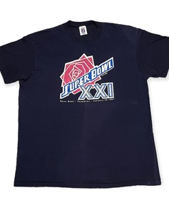 1987 Logo 7 Superbowl Xxi Pasadena Vintage Usa Made Sweatshirt T-shirt, NFL Football Teams Gifts For Fans
