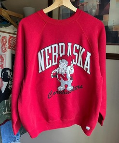 1990 Nebraska Huskers University American Sweatshirt Gifts For Ncaa