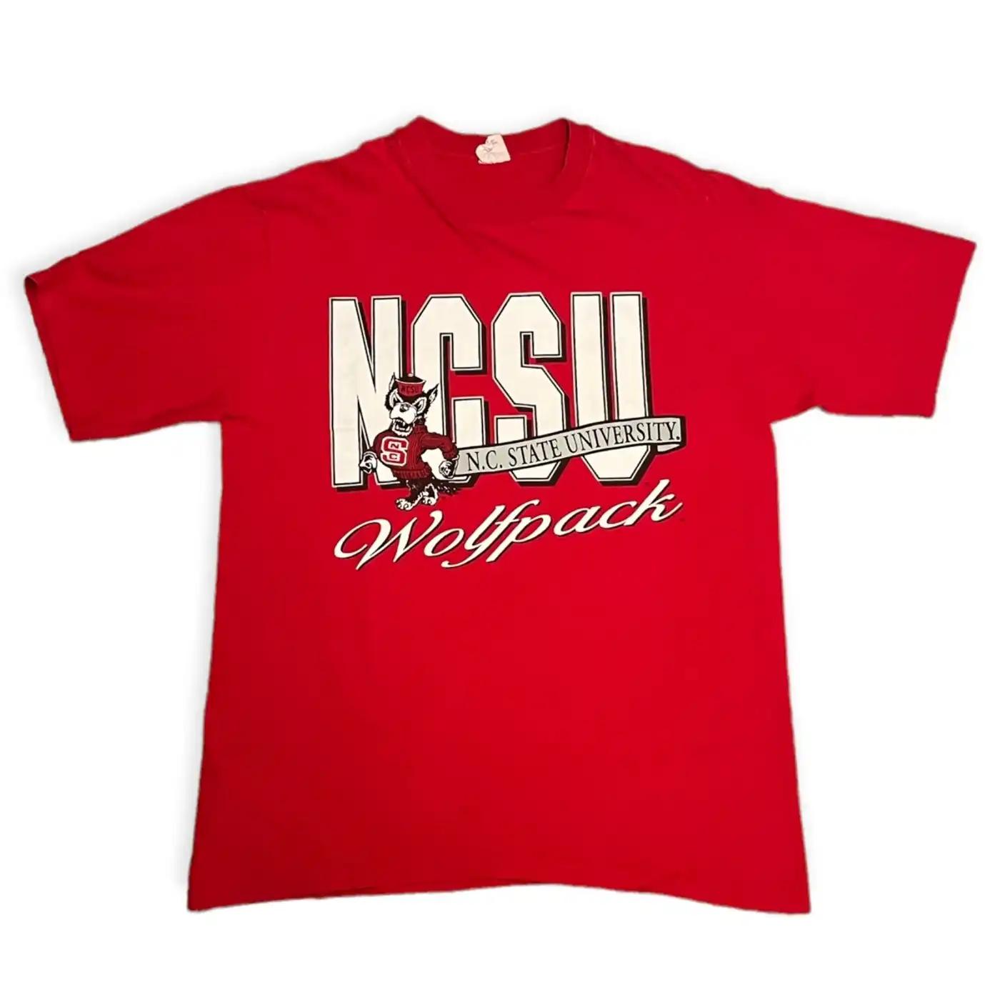 1990S Ncsu North Carolina State University Wolfpack T-Shirt Sweatshirt American Football Sweatshirt Sports Gifts