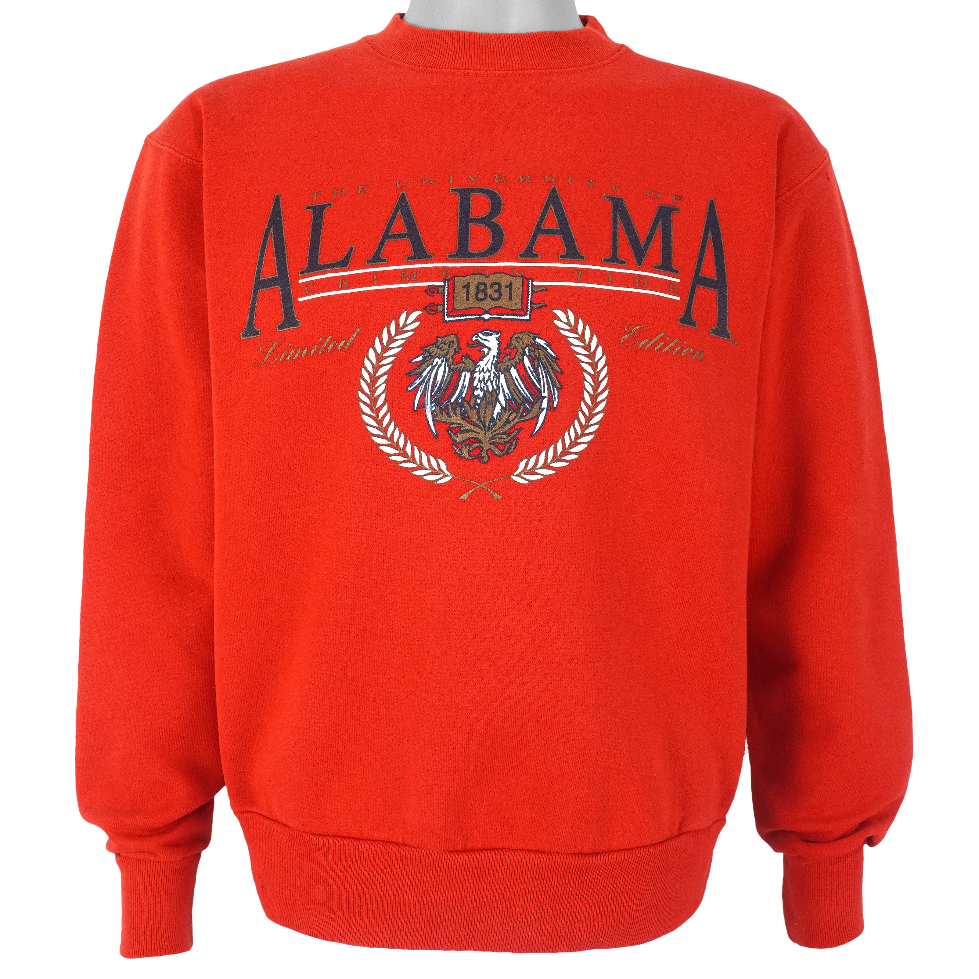 1990S Vintage Style Alabama Crimson Tide Crew Neck Sweatshirt Hoodie Shirt Reprinted Full Size Gifts For Ncaa Fans