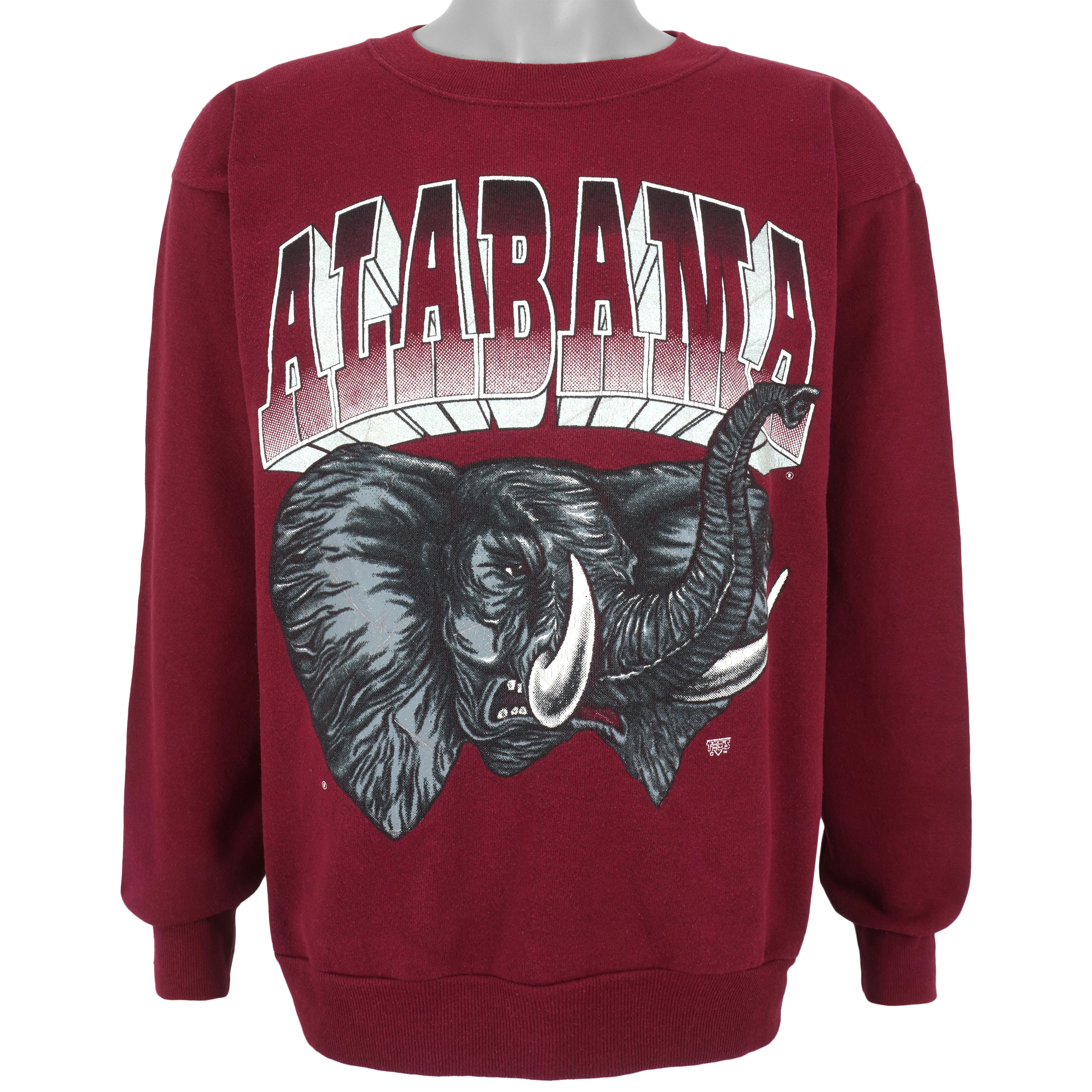 1990S Vintage Style Ncaa Alabama Crimson Tide Crew Neck Sweatshirt Hoodie Shirt Reprinted Full Size Gifts For Fans