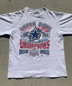 1993 Dallas Cowboys Super Bowl Champions Sweatshirt T-shirt Ideal Gift for NFL Fans