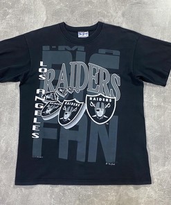 1993 Vintage Los Angeles Raiders Big Fan Logo 90s Sweatshirt T-shirt Ideal Gift for NFL Fans