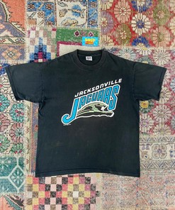 1993 Vintage Style NFL Jacksonville Jaguars Team Logo Faded Sweatshirt T-shirt Ideal Gift for NFL Fans