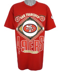 1993 Vintage Style Nfl San Francisco 49Ers Spell-Out T-Shirt Hoodie Sweatshirt Reprinted Full Size Gifts For Fans