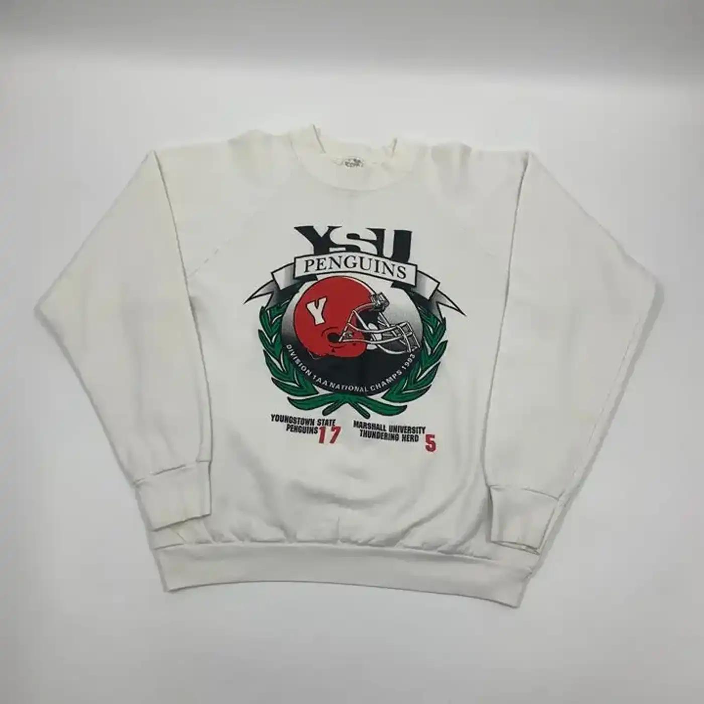 1993 Ysu Penguins Football Champs T-Shirt Sweatshirt Hoodie American Football Gifts Lover