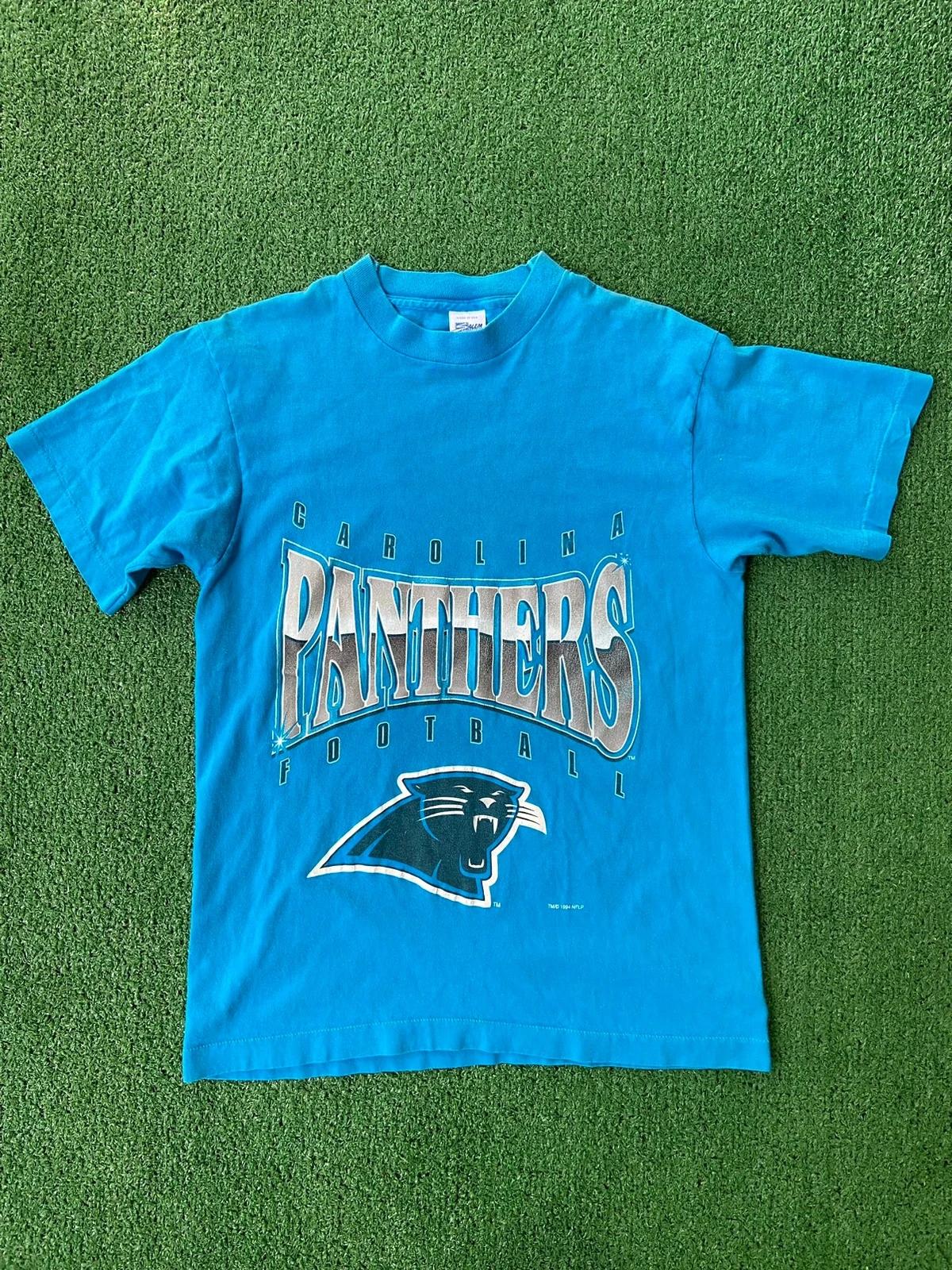 1994 NFL Carolina Panthers Retro Chrome Rap Football Sweatshirt T-shirt Ideal Gift for NFL Fans