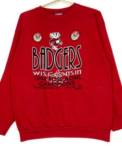 1994 Wisconsin Badgers Rose Bowl Champs Vintage Crewneck Sweatshirt, Hoodie, T-Shirt - NCAA Football