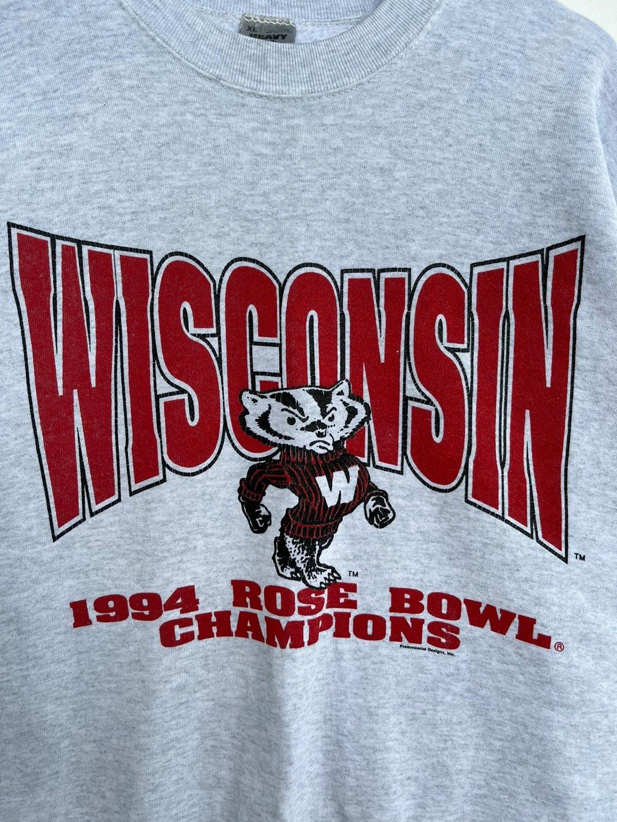 1994 Wisconsin University Rose Bowl Champion Sweatshirt T-shirt, NFL Football Teams Gifts For Fans - Image 2