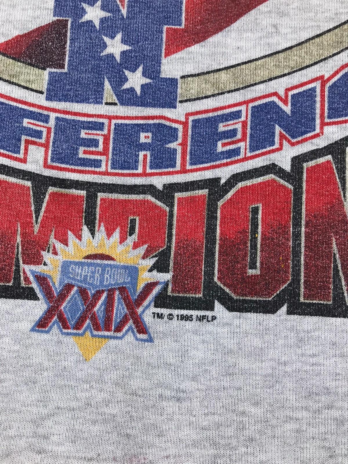 1995 San Francisco 49Ers Conference Superbowl XXIX Sweatshirt T-shirt Ideal Gift for NFL Fans - Image 2