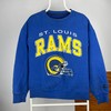 1995 Starter St Luis Rams Football Sweatshirt T-shirt Ideal Gift for NFL Fans