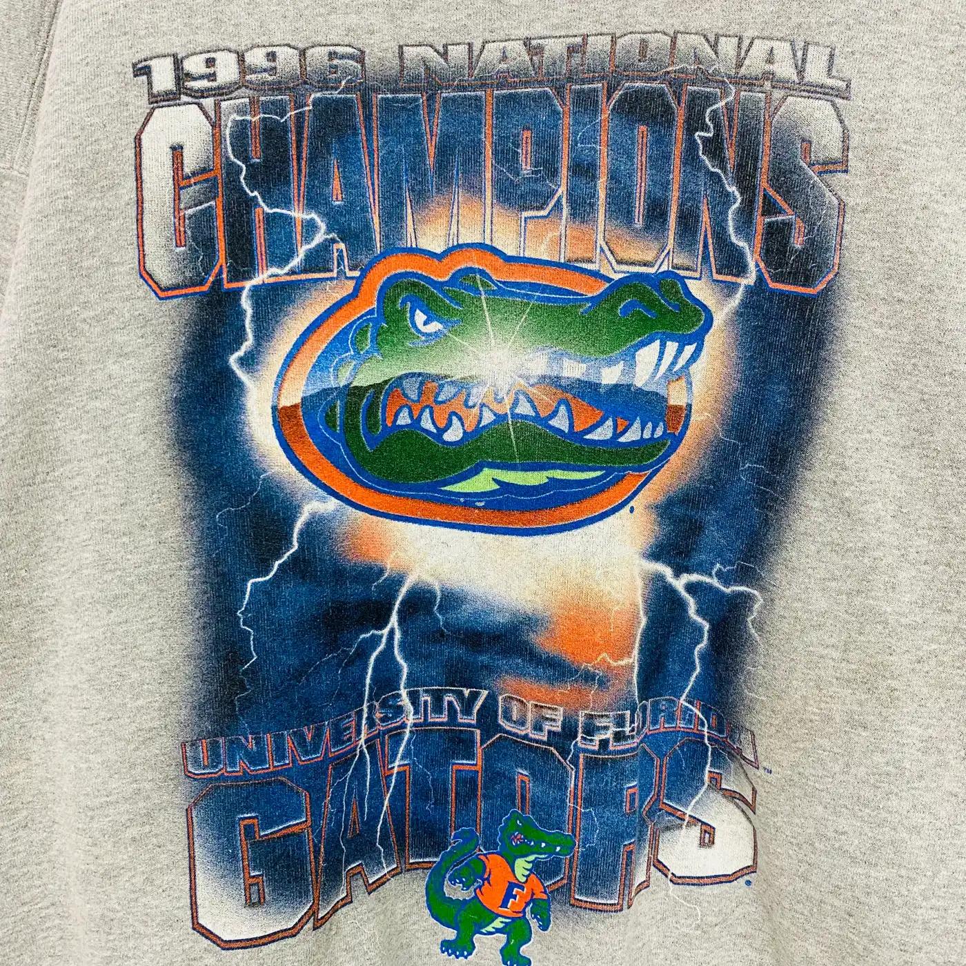 1996 Starter National Champion Florida Gators Apparel T-Shirt, Sweatshirt Hoodie For Ncaa Fans - Image 2