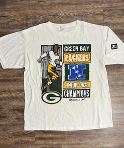 1997 Green Bay Packer NFC Football Champions Starter Sweatshirt T-shirt Ideal Gift for NFL Fans