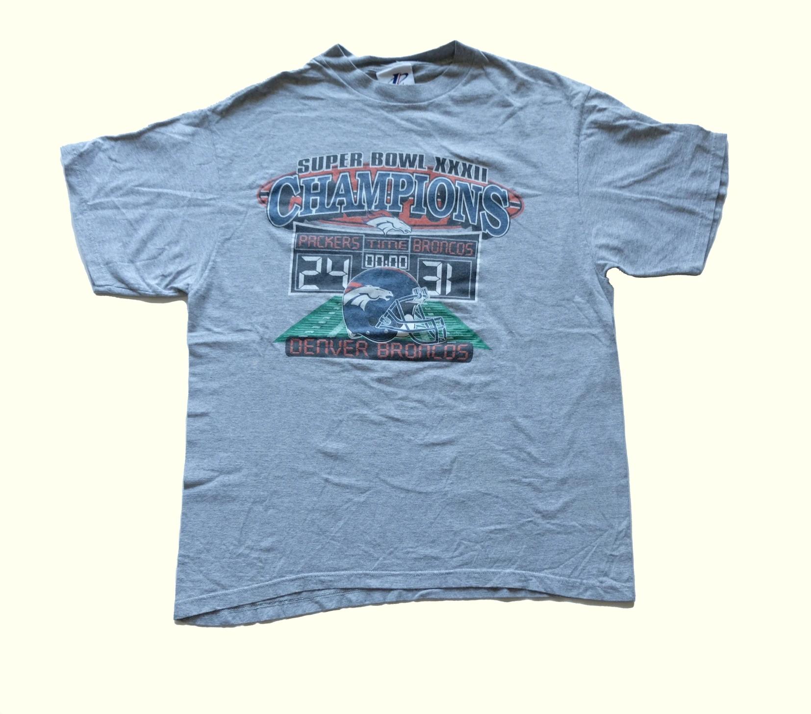 1998 Denver Broncos Championship Super Bowl Sweatshirt T-shirt, NFL Football Teams Gifts For Fans