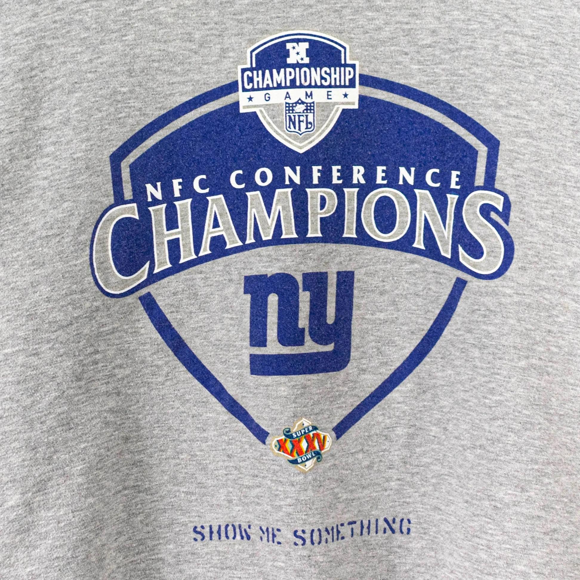 2001 Super Bowl Xxxv New York Giants Sweatshirt T-shirt Ideal Gift for NFL Fans - Image 2