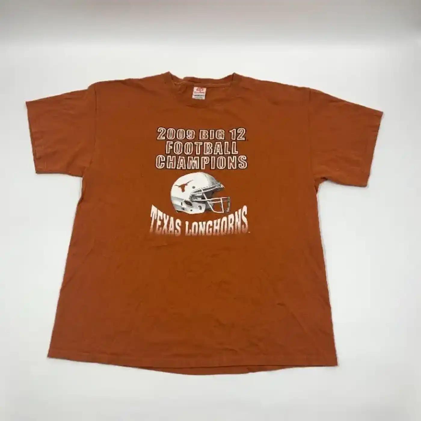 2009 Texas Longhorns Football Big 12 Champs T-Shirt Sweatshirt Hoodie American Football Gifts Lover