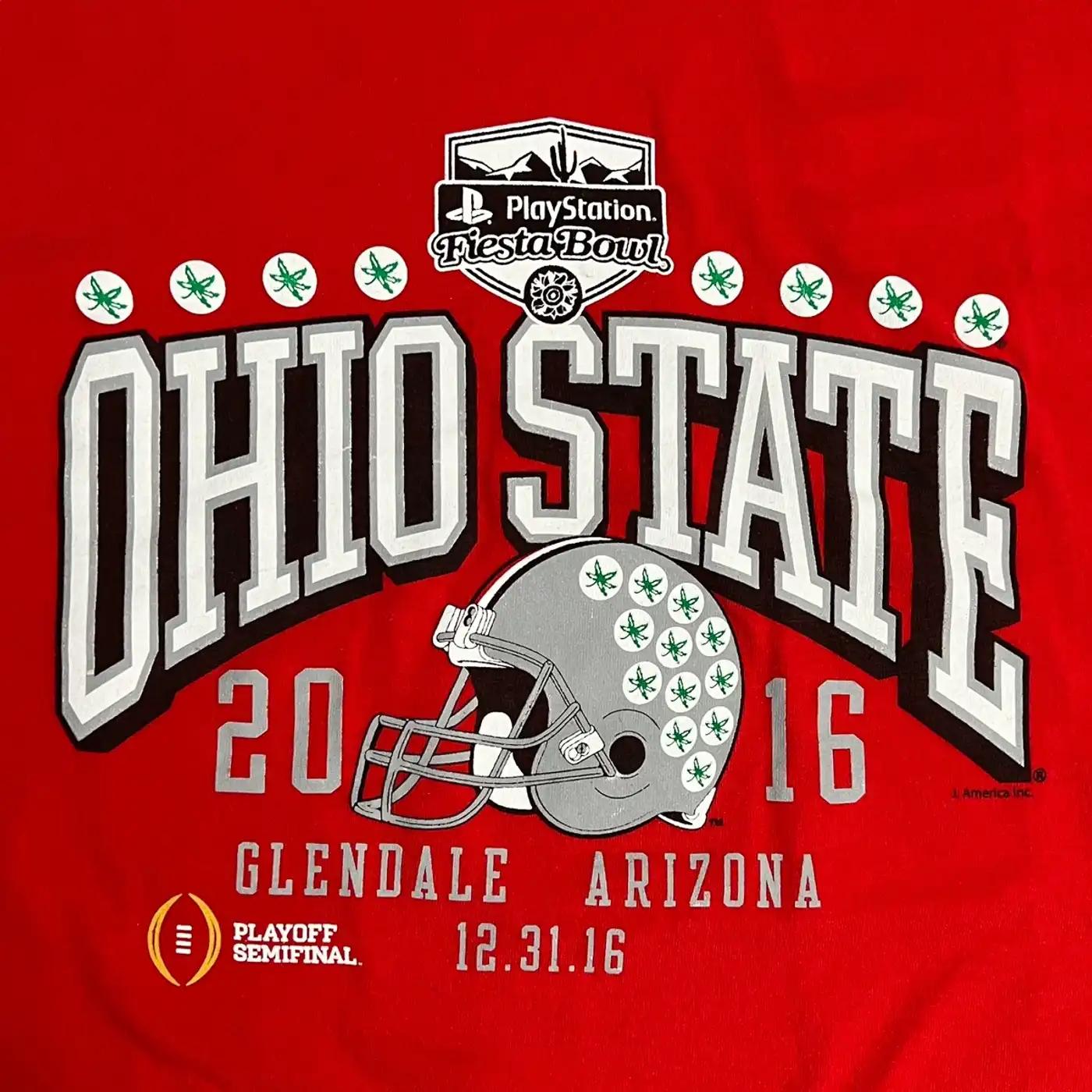 2016 Playstation Fiesta Bowl Ohio State Clemson College T-Shirt Sweatshirt Hoodie American Football Gifts Lover - Image 2
