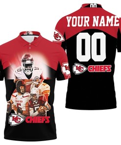 3D All Over Print Polo Shirt of Tyreek Hill 10 Kansas City Chiefs Afc West Division Champions Super Bowl 2021