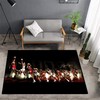 3D Basketball Area Rug for Boys' Bedroom, Living Room, Doormat, and Office Decor - Eco-Friendly Floor Mat