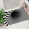 3D Carpet Bottomless Hole Optical Illusion Area Rug - Vortexes Illusion Large Rugs Floor Mat by Altsuceser
