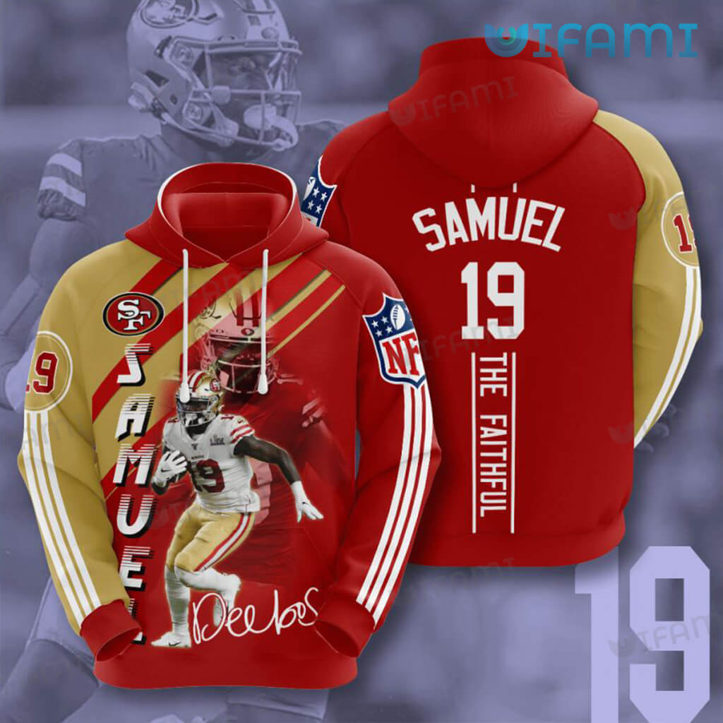 3D Deebo Samuel Signature Hoodie 3D The Faithful Gift for Fans