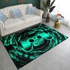3D Gamepad Print Square Area Rug for Gamer Bedroom - Kids' Throw Rug for Video Player Home Decor