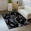 3D Gamer Rug with Controller Print for Boys' Bedroom Decor, Non-Slip Polyester Mat