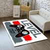 3D Gamer Rug with Gamepad Playroom Doormat for Boys Bedroom Carpets