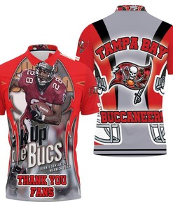 3D Polo Shirt Jersey with All Over Print for Tampa Bay Buccaneers Superbowl Champions 2021