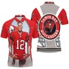 3D Polo Shirt Jersey with All Over Print for Tom Brady of Tampa Bay Buccaneers Super Bowl Champions