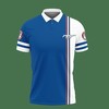 3D Printed Ford Mustang PVT-VA Polo Shirt (Blue) with All Over Print