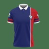 3D Printed France National Football Team Tnt-Va Polo Shirt (Red) with Custom Design