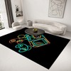 3D Printed Gamepad Controller Rug for Boys' Bedroom and Game Room Decor