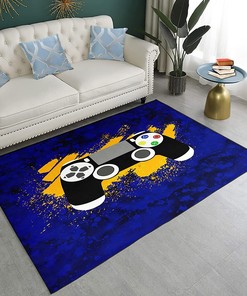3D Printed Gaming Carpet for Boys' Playroom, Bedroom or Living Room - Gaming Area Rugs
